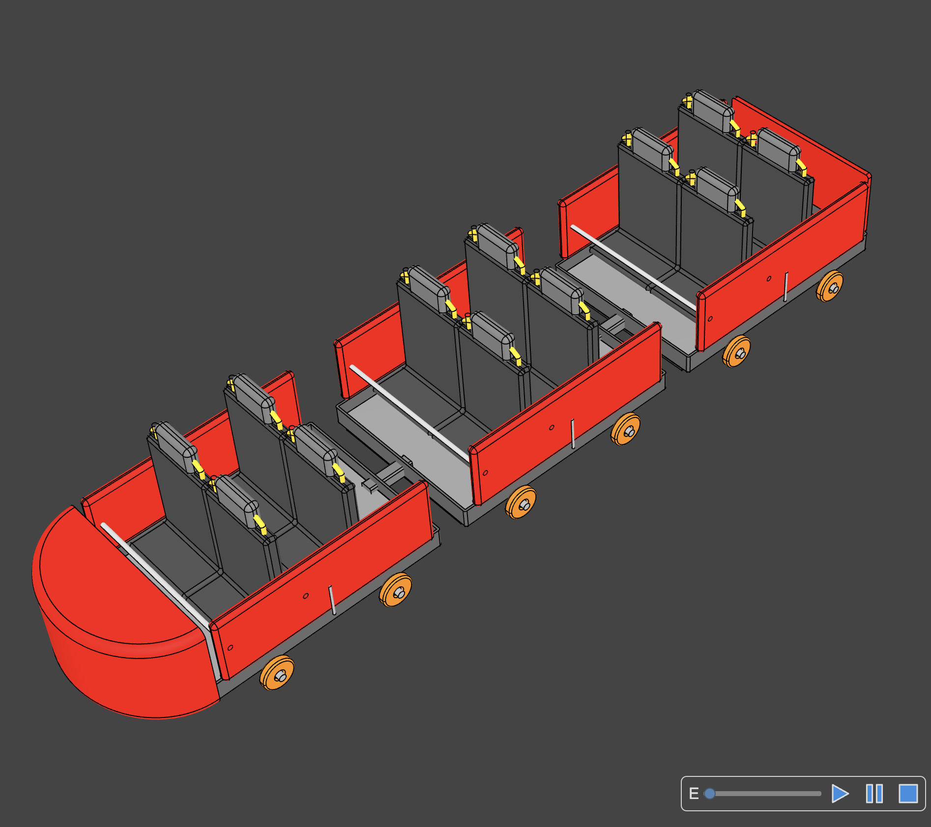 Roller coaster toy